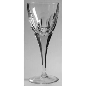 Cut Crystal Wine / Water Glasses Helene by CESKA 8"